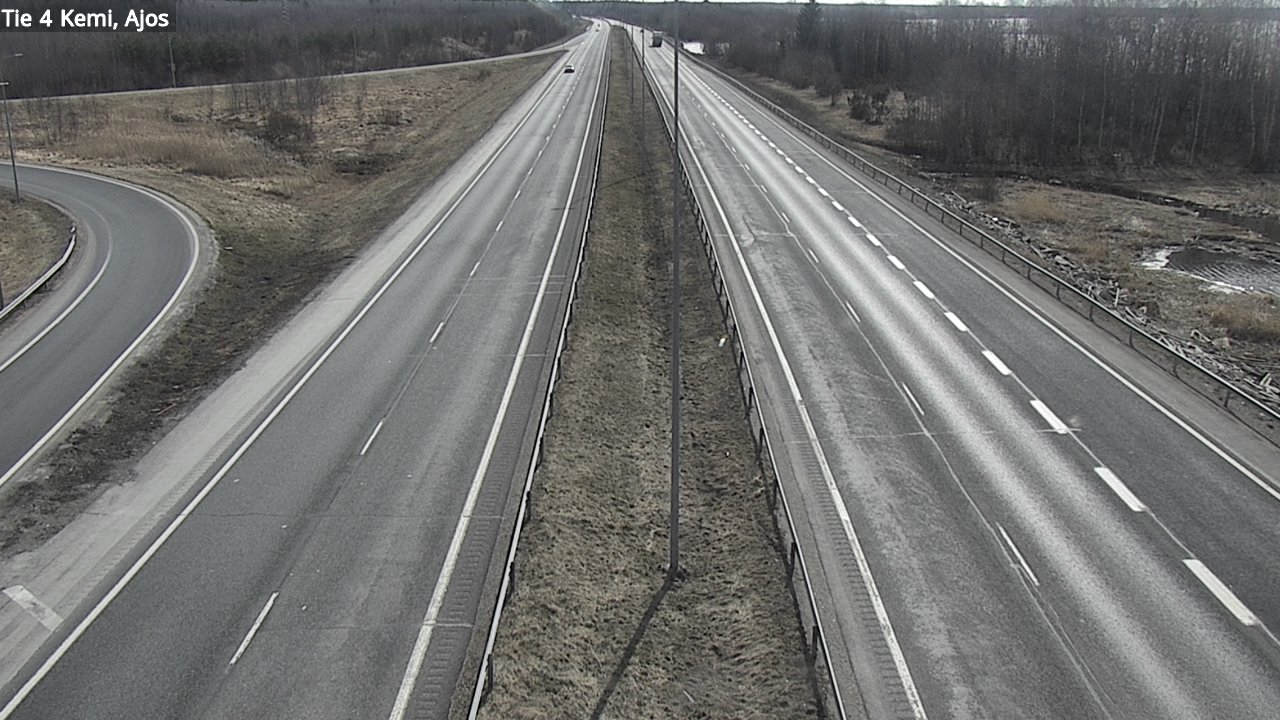 Weather Camera Image Road 4 Kemi, Ajos, Kemi, Lappi