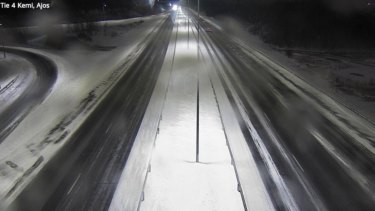 Weather Camera Image Väg 4 Kemi, Ajos, Kemi, Lappi