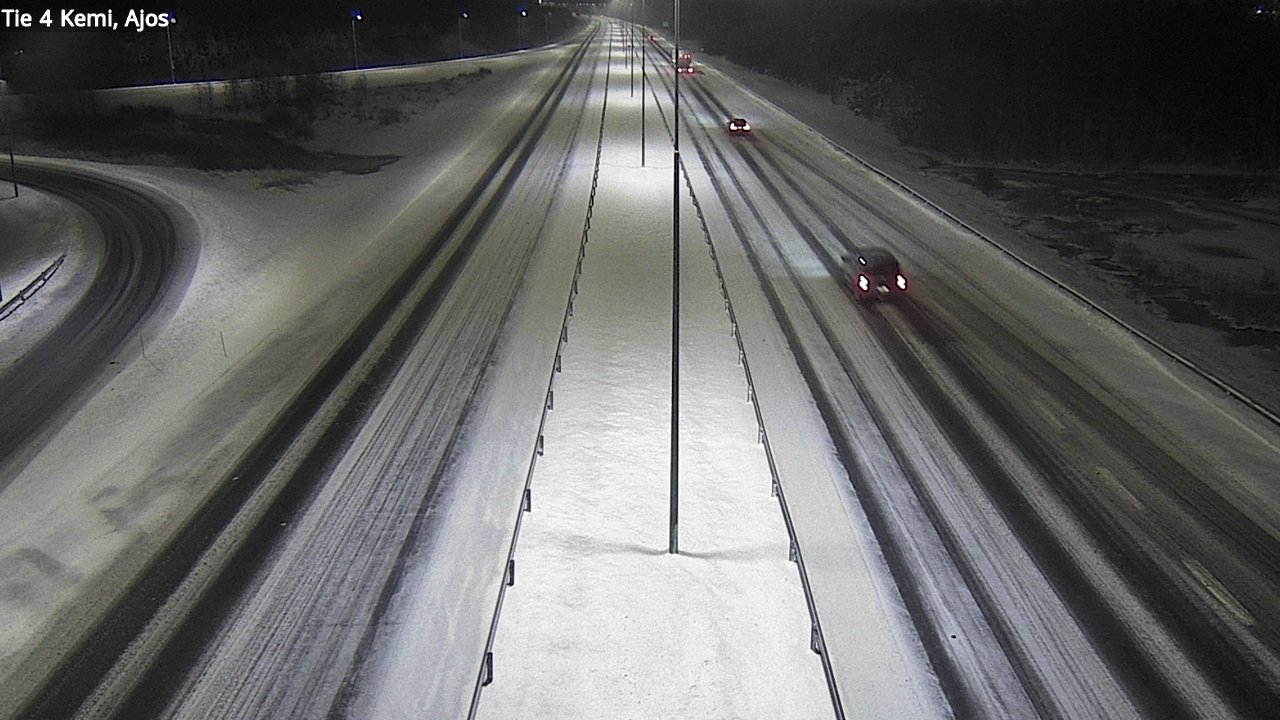 Weather Camera Image Väg 4 Kemi, Ajos, Kemi, Lappi