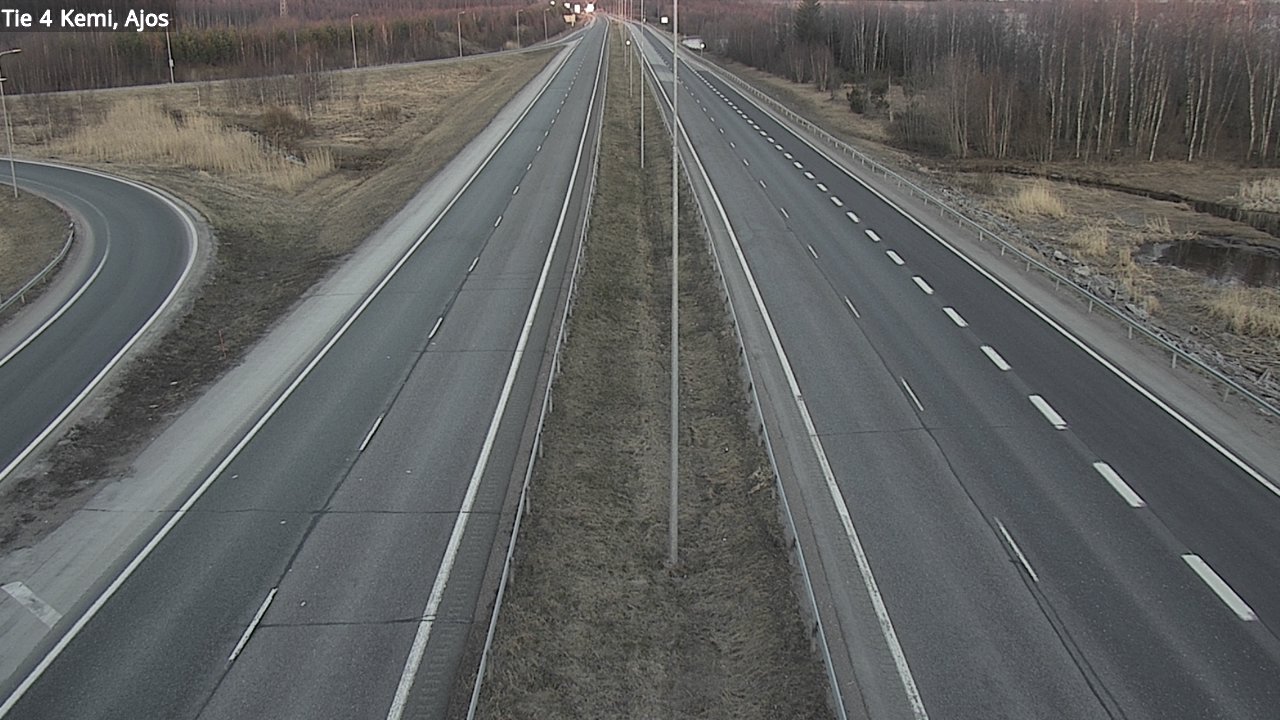 Weather Camera Image Road 4 Kemi, Ajos, Kemi, Lappi