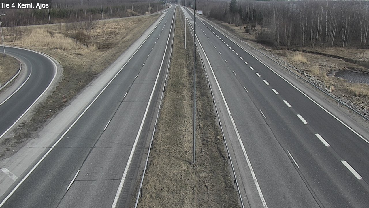 Weather Camera Image Road 4 Kemi, Ajos, Kemi, Lappi