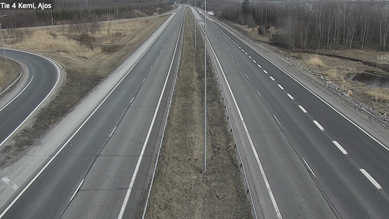 Weather Camera Image Road 4 Kemi, Ajos, Kemi, Lappi