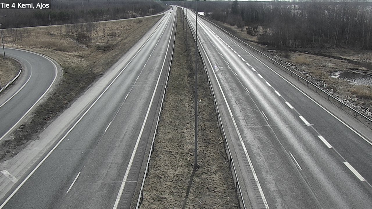 Weather Camera Image Road 4 Kemi, Ajos, Kemi, Lappi