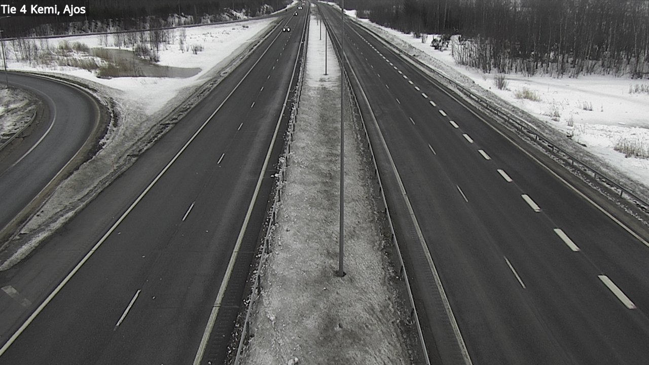 Kelikamerat Kuva Tie 4 Kemi, Ajos, Kemi, Lappi
