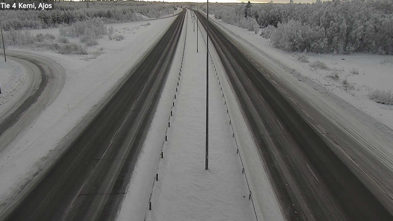 Kelikamerat Kuva Tie 4 Kemi, Ajos, Kemi, Lappi