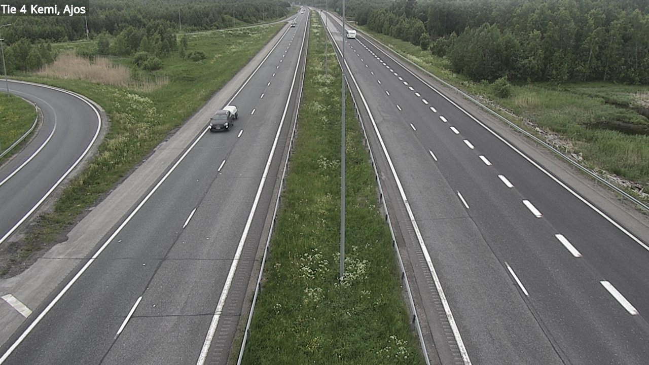 Kelikamerat Kuva Tie 4 Kemi, Ajos, Kemi, Lappi