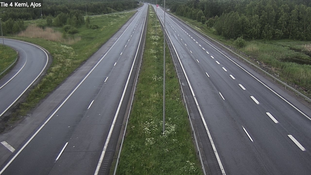 Kelikamerat Kuva Tie 4 Kemi, Ajos, Kemi, Lappi