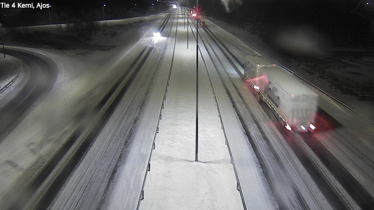 Weather Camera Image Väg 4 Kemi, Ajos, Kemi, Lappi