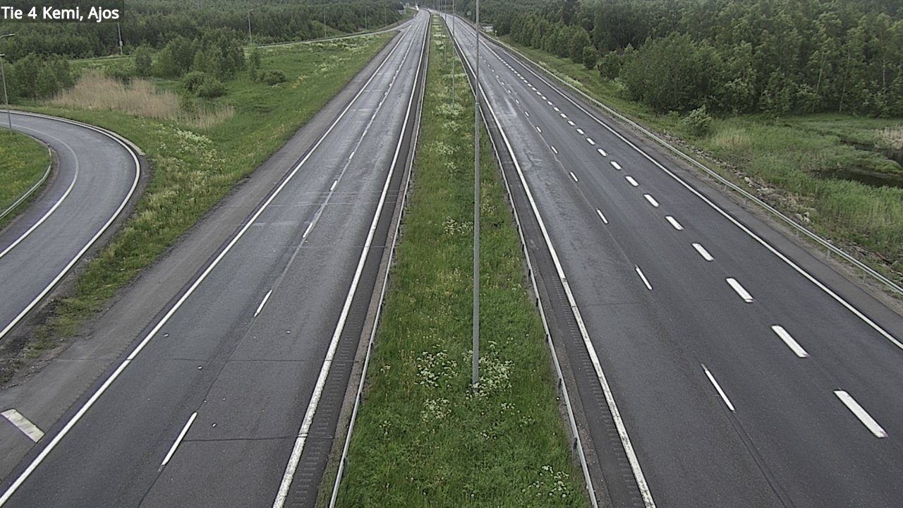 Kelikamerat Kuva Tie 4 Kemi, Ajos, Kemi, Lappi