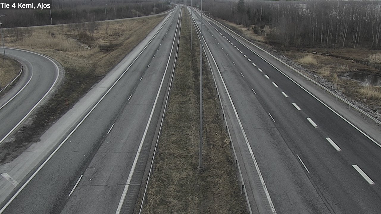 Weather Camera Image Road 4 Kemi, Ajos, Kemi, Lappi