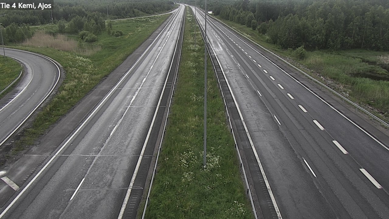 Kelikamerat Kuva Tie 4 Kemi, Ajos, Kemi, Lappi