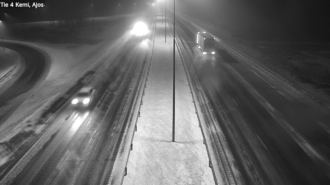 Weather Camera Image Väg 4 Kemi, Ajos, Kemi, Lappi