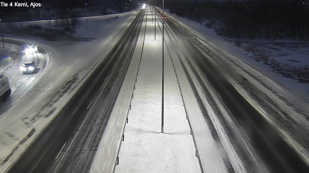 Weather Camera Image Väg 4 Kemi, Ajos, Kemi, Lappi