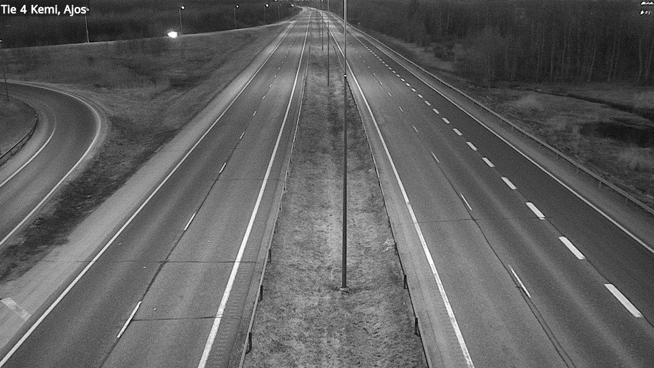 Weather Camera Image Road 4 Kemi, Ajos, Kemi, Lappi