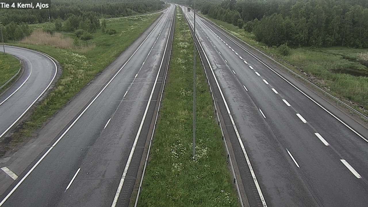 Kelikamerat Kuva Tie 4 Kemi, Ajos, Kemi, Lappi