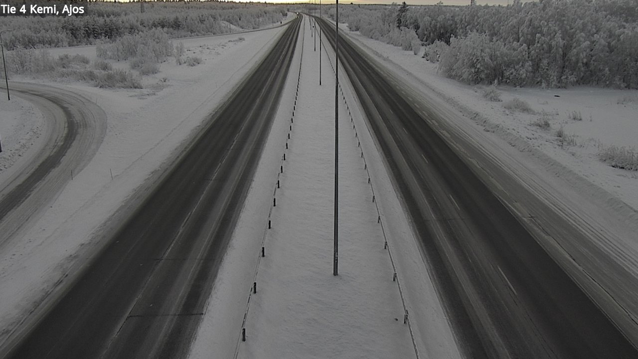 Kelikamerat Kuva Tie 4 Kemi, Ajos, Kemi, Lappi