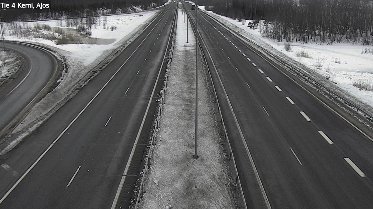 Kelikamerat Kuva Tie 4 Kemi, Ajos, Kemi, Lappi