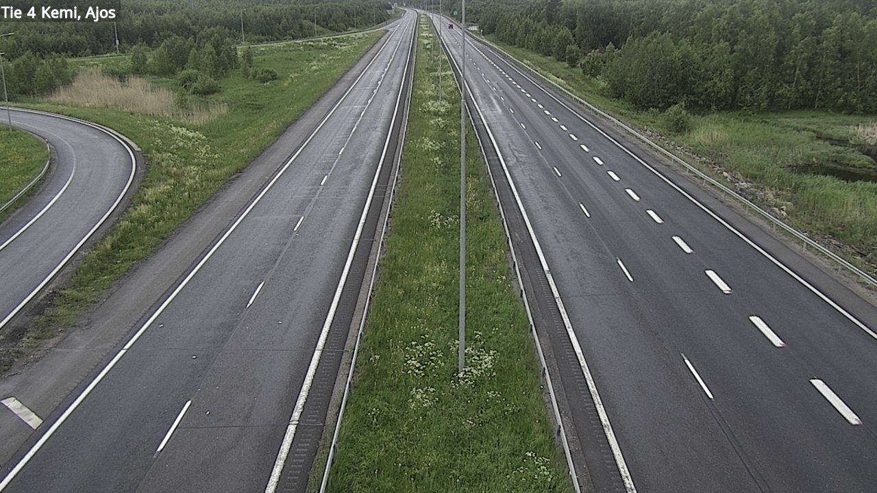 Kelikamerat Kuva Tie 4 Kemi, Ajos, Kemi, Lappi
