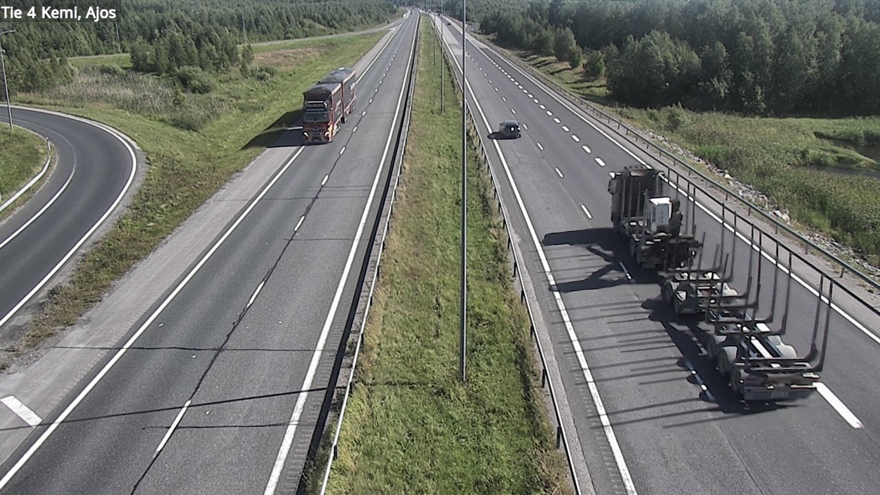 Kelikamerat Kuva Tie 4 Kemi, Ajos, Kemi, Lappi