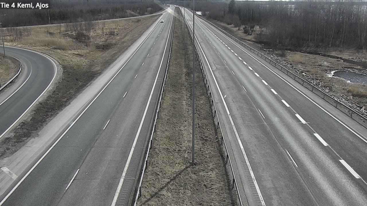 Weather Camera Image Road 4 Kemi, Ajos, Kemi, Lappi