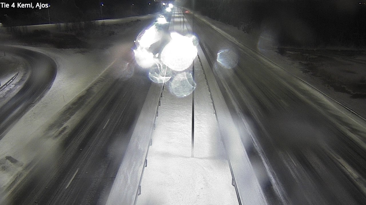 Weather Camera Image Väg 4 Kemi, Ajos, Kemi, Lappi