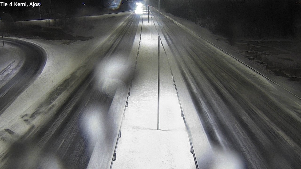 Weather Camera Image Väg 4 Kemi, Ajos, Kemi, Lappi
