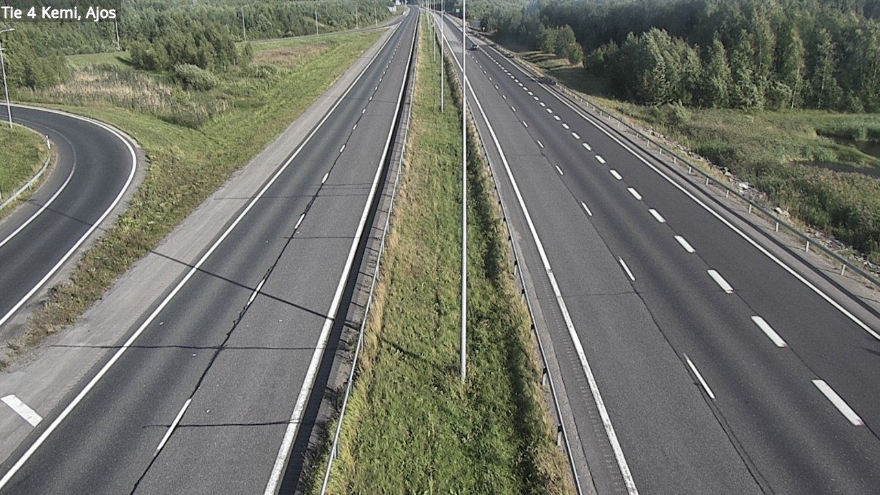 Kelikamerat Kuva Tie 4 Kemi, Ajos, Kemi, Lappi