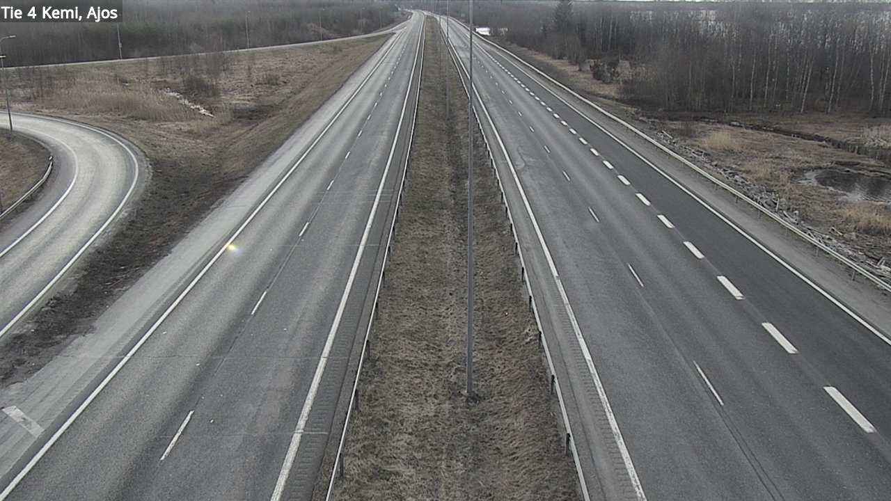 Weather Camera Image Road 4 Kemi, Ajos, Kemi, Lappi