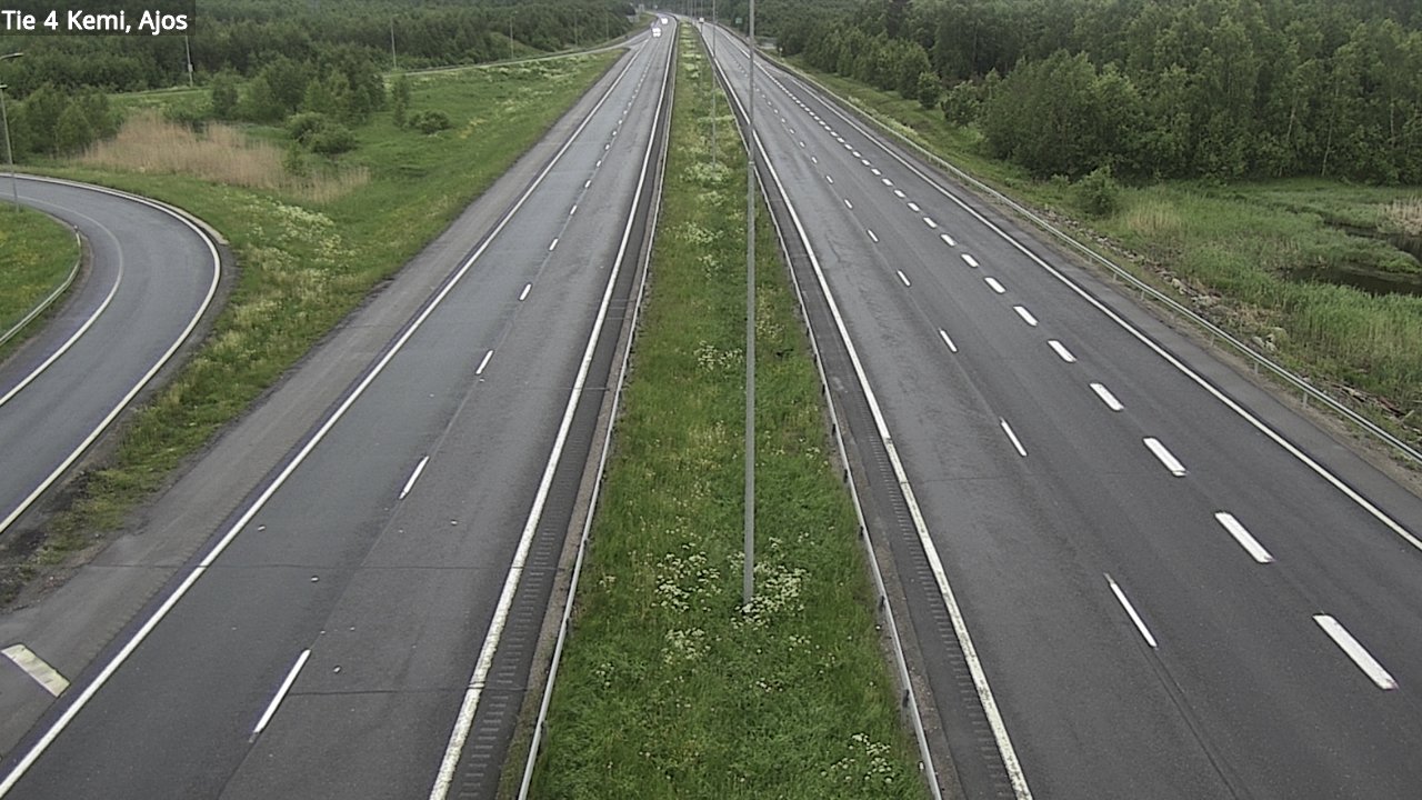 Kelikamerat Kuva Tie 4 Kemi, Ajos, Kemi, Lappi