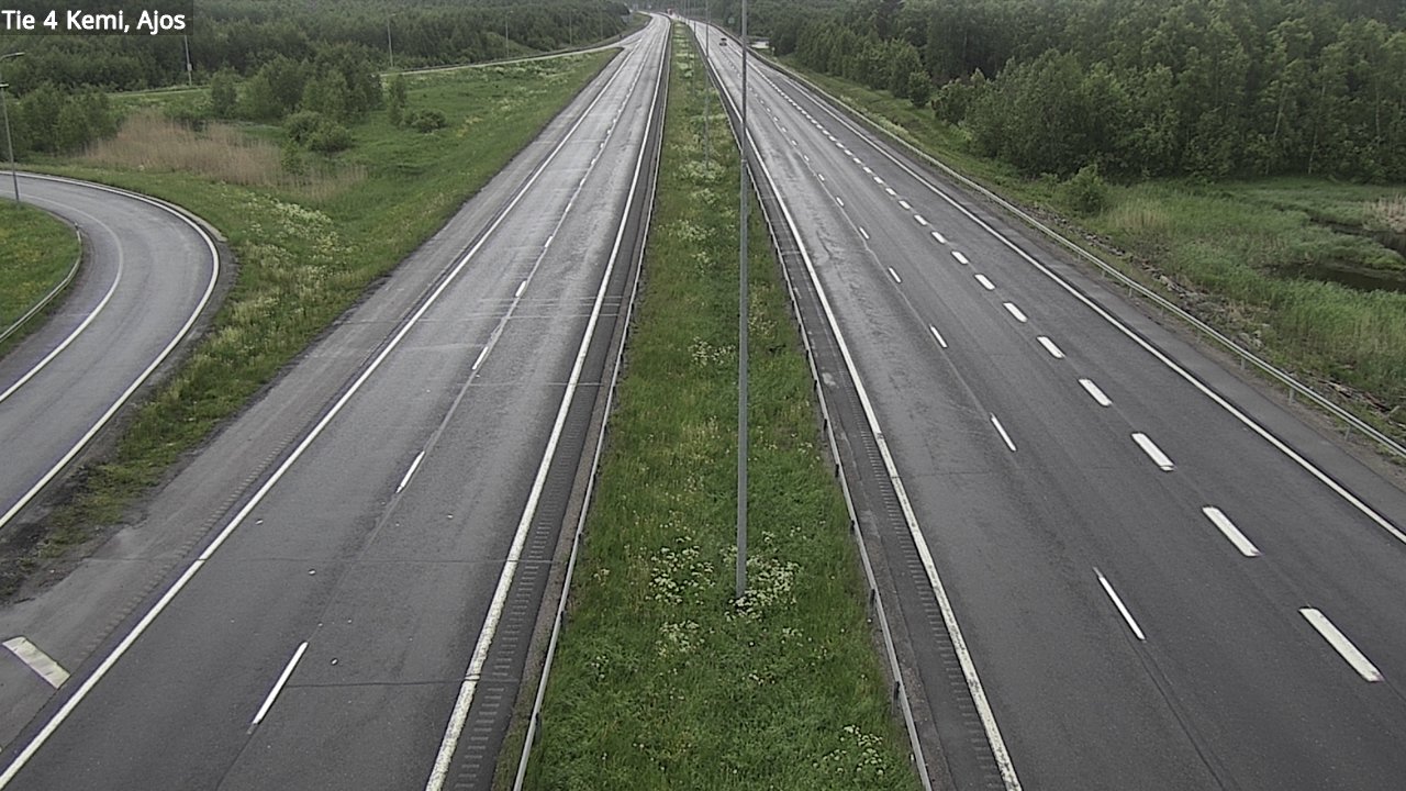 Kelikamerat Kuva Tie 4 Kemi, Ajos, Kemi, Lappi