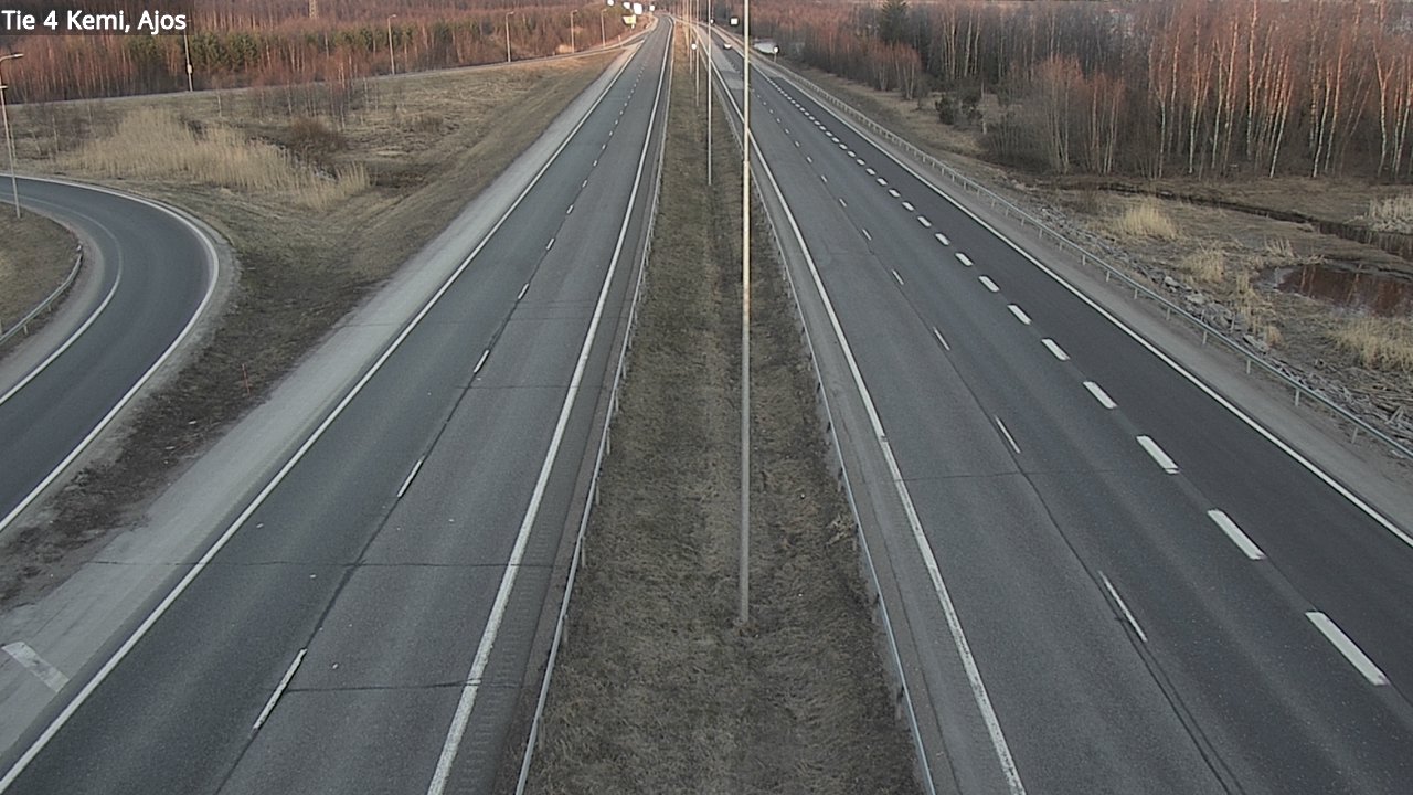 Weather Camera Image Road 4 Kemi, Ajos, Kemi, Lappi