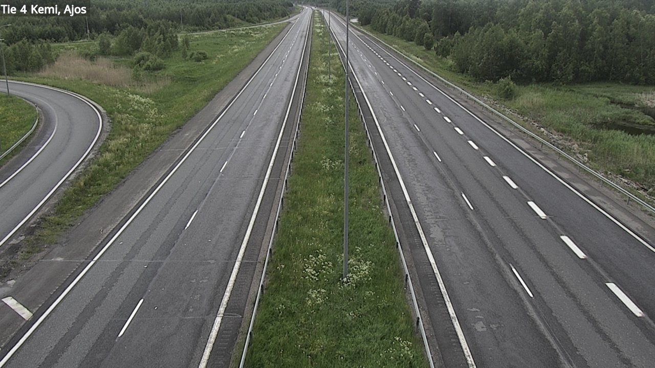 Kelikamerat Kuva Tie 4 Kemi, Ajos, Kemi, Lappi