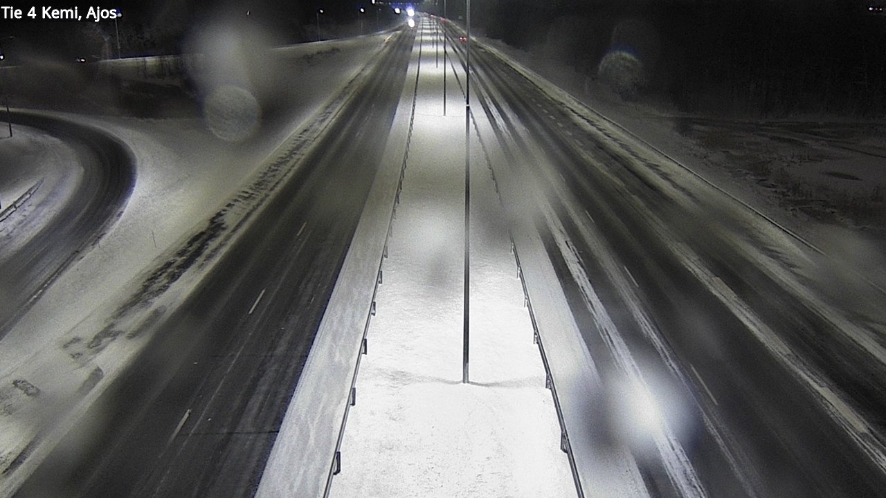 Weather Camera Image Väg 4 Kemi, Ajos, Kemi, Lappi