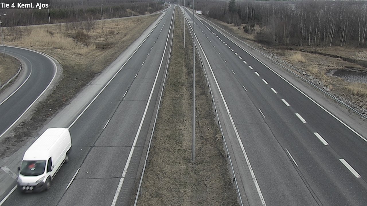 Weather Camera Image Road 4 Kemi, Ajos, Kemi, Lappi