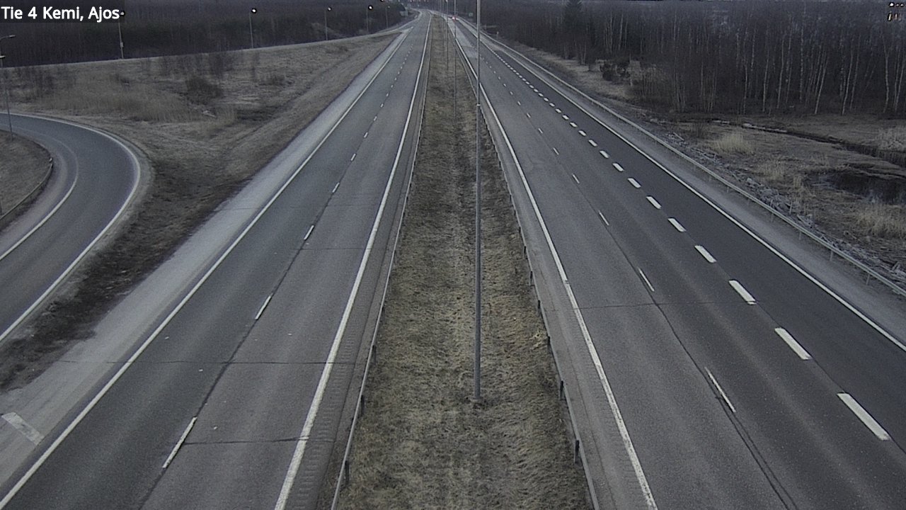 Weather Camera Image Road 4 Kemi, Ajos, Kemi, Lappi