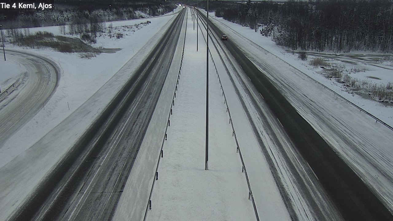 Weather Camera Image Väg 4 Kemi, Ajos, Kemi, Lappi