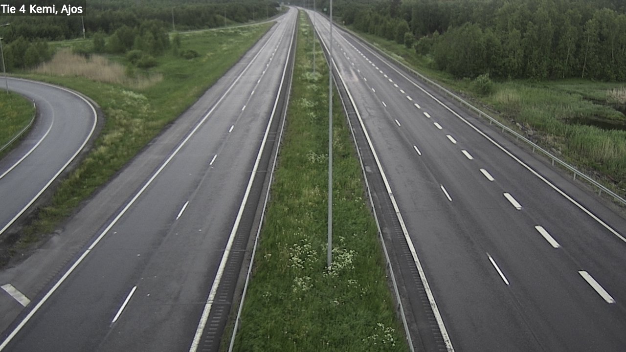 Kelikamerat Kuva Tie 4 Kemi, Ajos, Kemi, Lappi