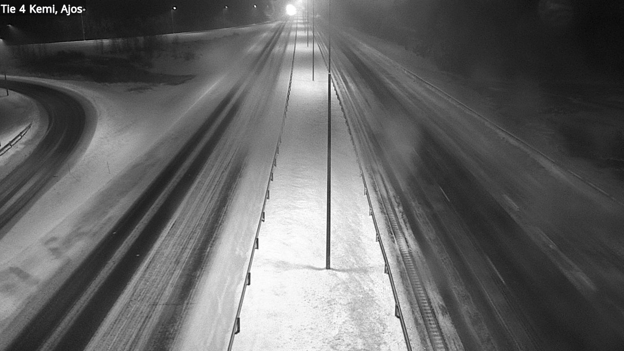 Weather Camera Image Väg 4 Kemi, Ajos, Kemi, Lappi