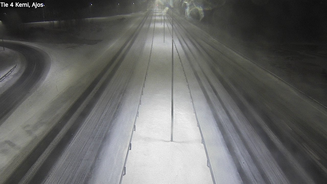 Weather Camera Image Väg 4 Kemi, Ajos, Kemi, Lappi