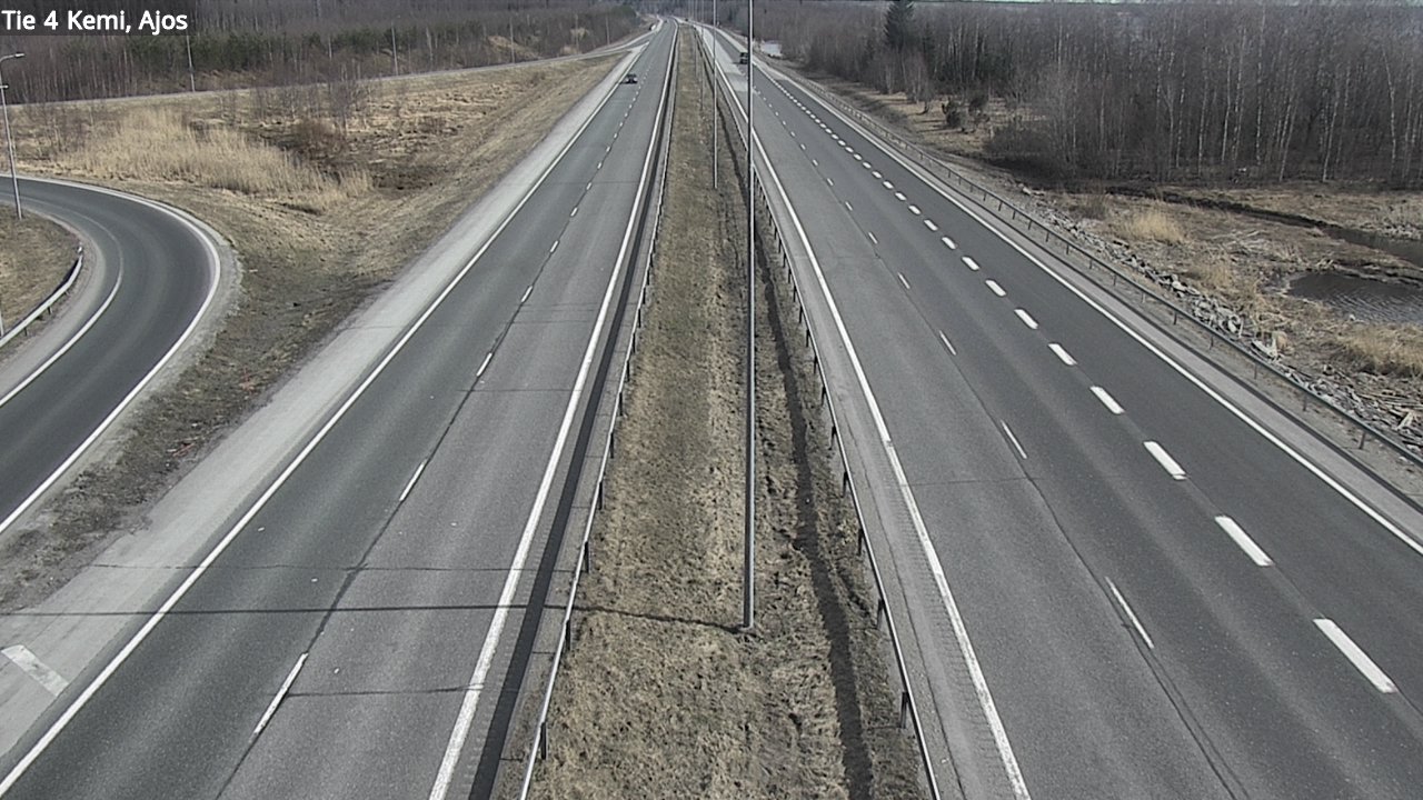 Weather Camera Image Road 4 Kemi, Ajos, Kemi, Lappi
