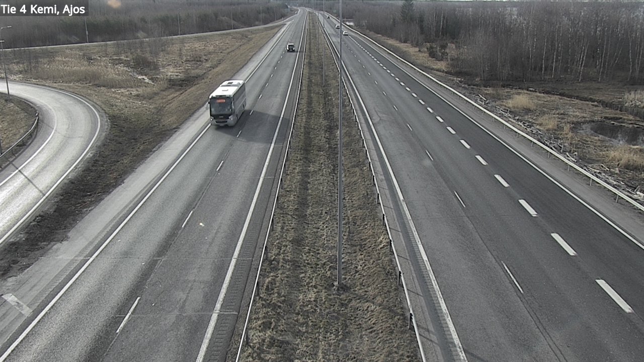 Weather Camera Image Road 4 Kemi, Ajos, Kemi, Lappi