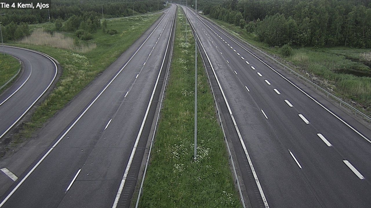 Kelikamerat Kuva Tie 4 Kemi, Ajos, Kemi, Lappi