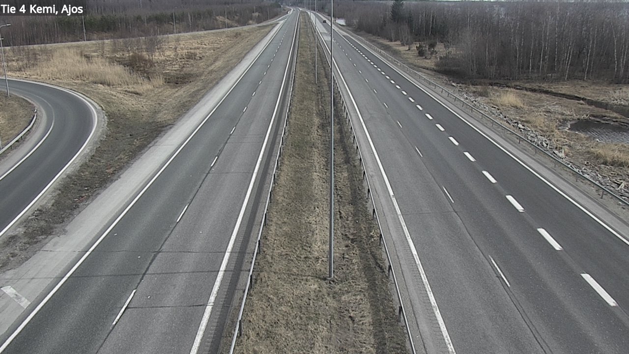 Weather Camera Image Road 4 Kemi, Ajos, Kemi, Lappi