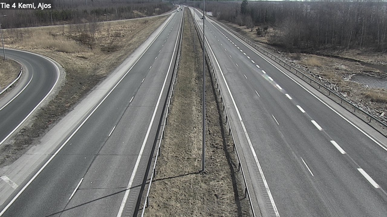 Weather Camera Image Road 4 Kemi, Ajos, Kemi, Lappi