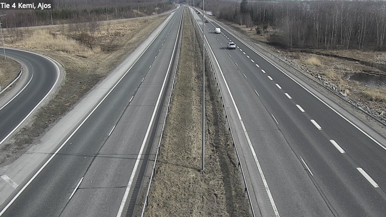 Weather Camera Image Road 4 Kemi, Ajos, Kemi, Lappi