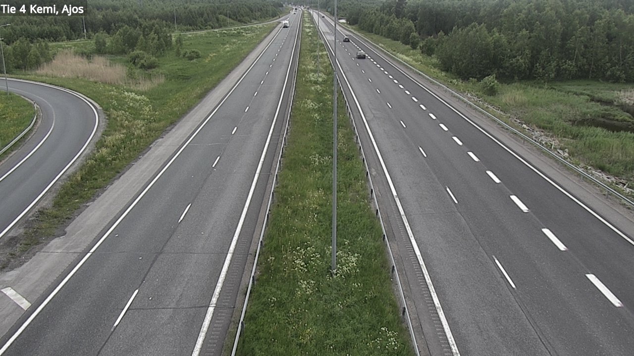 Kelikamerat Kuva Tie 4 Kemi, Ajos, Kemi, Lappi