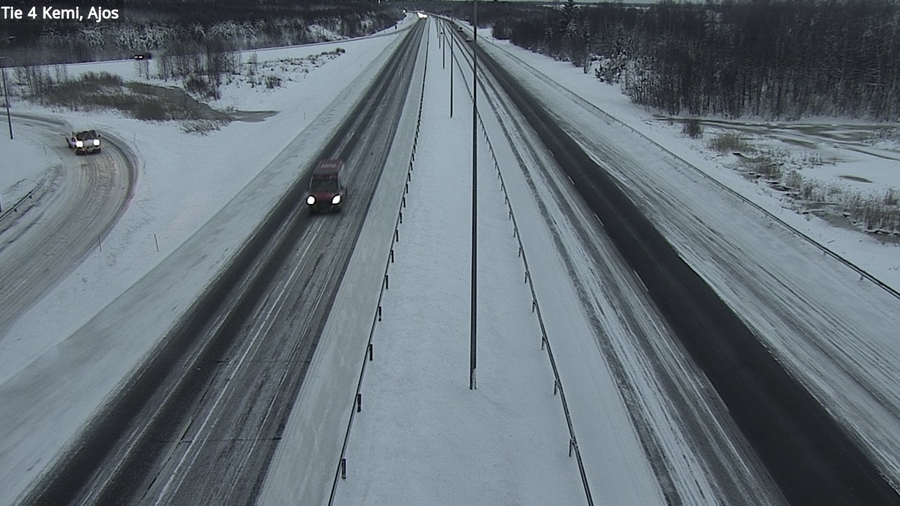 Weather Camera Image Väg 4 Kemi, Ajos, Kemi, Lappi