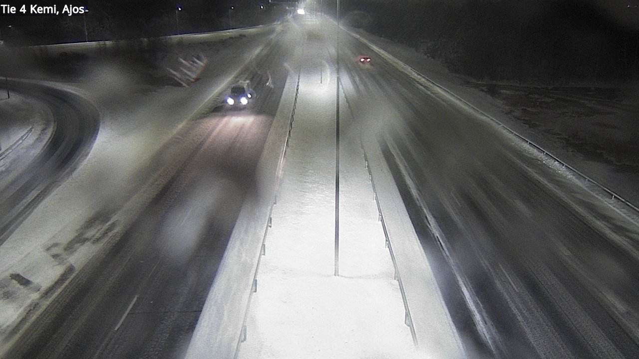Weather Camera Image Väg 4 Kemi, Ajos, Kemi, Lappi