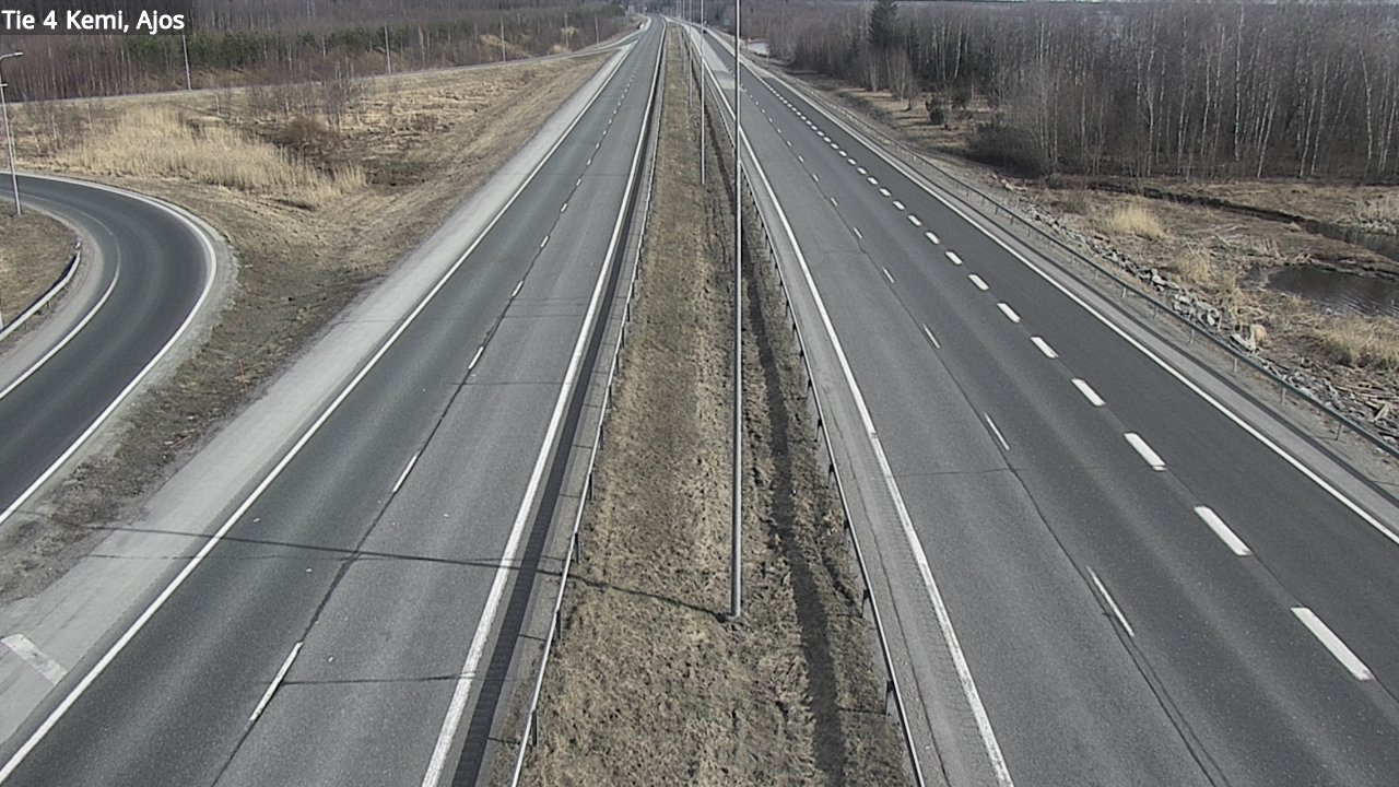 Weather Camera Image Road 4 Kemi, Ajos, Kemi, Lappi