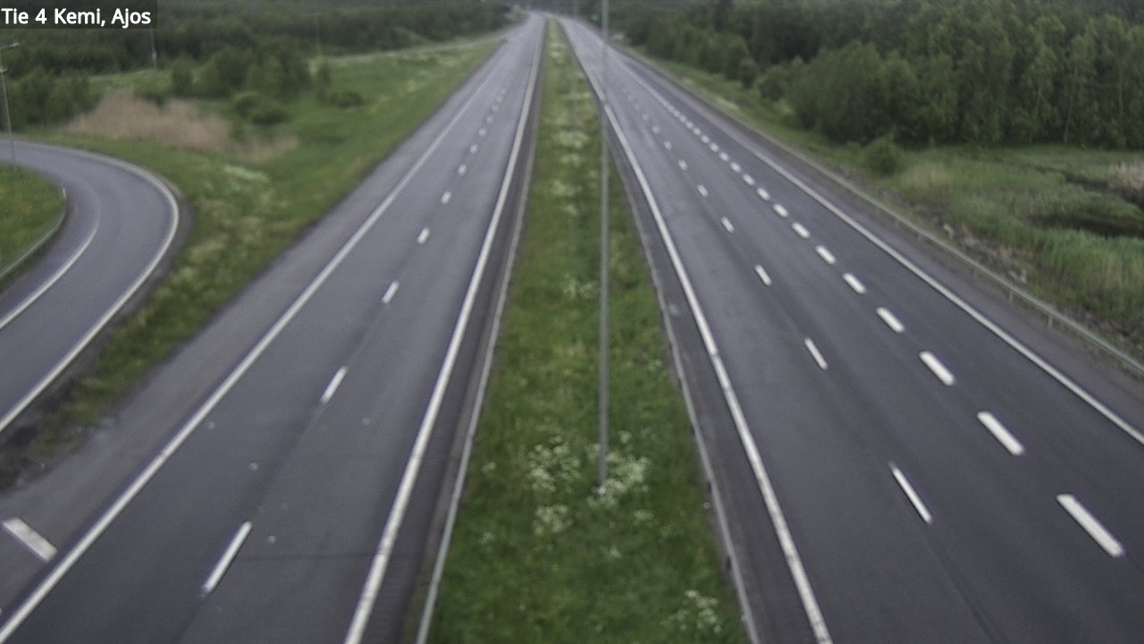 Kelikamerat Kuva Tie 4 Kemi, Ajos, Kemi, Lappi